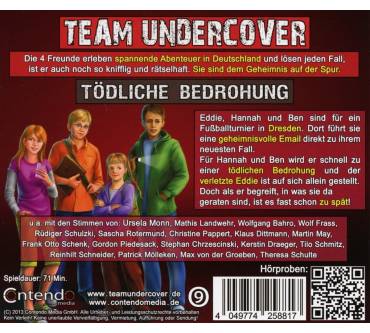 Produktbild Christoph Piasecki / Markus Topf Team Undercover. Tödliche Bedrohung (9)