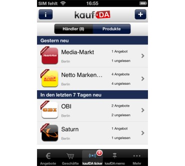 Produktbild kaufda.de App (für iOS)