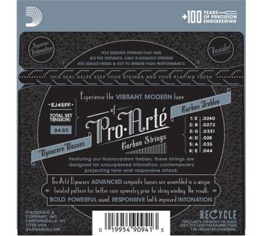 Produktbild D'Addario & Company Pro-Arté Carbon EJ45FF Normal Tension