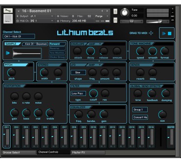 Produktbild Samplephonics Lithium Beats