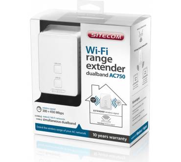 Produktbild Sitecom AC750 Dual-band Range Extender (WLX-5100)