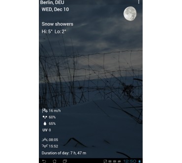 Produktbild Droid27 Transparent Clock & Weather