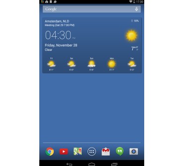 Produktbild Droid27 Transparent Clock & Weather