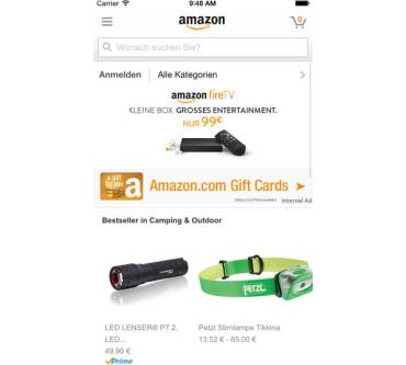 Produktbild Amazon.de App (für iOS)