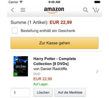 Produktbild Amazon.de App (für iOS)