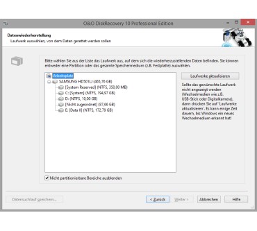 Produktbild O&O Software Disk Recovery 10