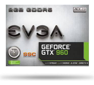 Produktbild EVGA GeForce GTX 960 SuperSC ACX 2.0+