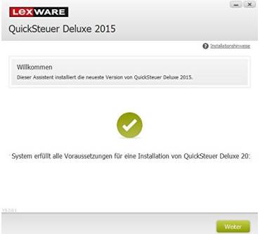 Produktbild Lexware Quicksteuer 2015