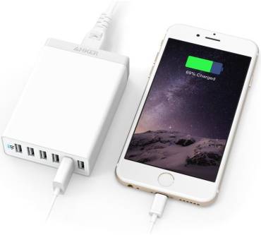 Produktbild Anker 60W 6-Port Family-Sized Desktop USB Charger