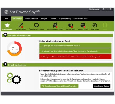 Produktbild Abelssoft AntiBrowserSpy 2015