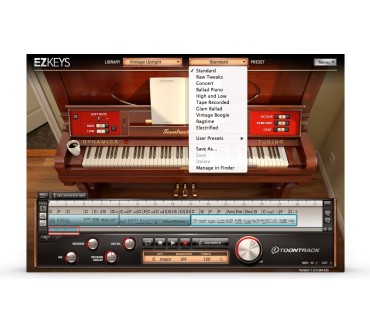 Produktbild Toontrack EZKeys Vintage Upright 1.2.0