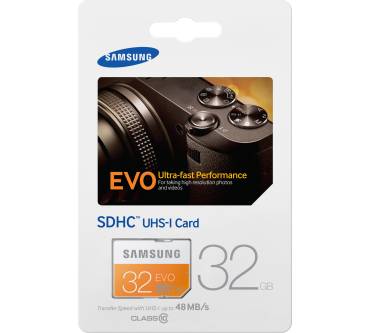 Produktbild Samsung SDHC Evo Class 10 UHS-I 32GB (MB-SP32D)