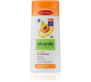 Produktbild dm / alverde Glanz-Shampoo Zitrone Aprikose