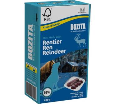 Produktbild Bozita Happen in Gelee mit Rentier