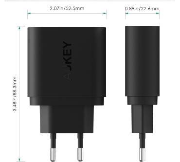 Produktbild Aukey PA-U28 USB Turbo 230V Schnellladegerät mit Quick Charge 2.0