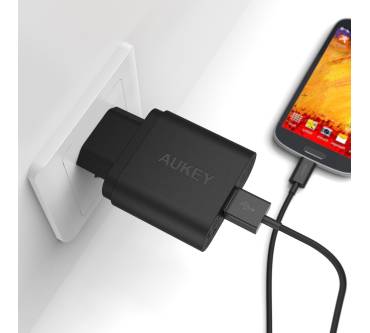 Produktbild Aukey PA-U28 USB Turbo 230V Schnellladegerät mit Quick Charge 2.0