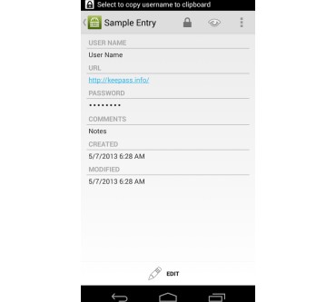 Produktbild CodePlex Keepass2Android