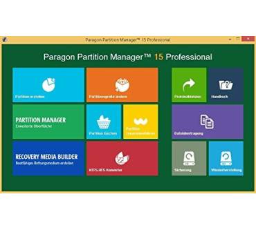 Produktbild Paragon Software Partition Manager 15 Professional