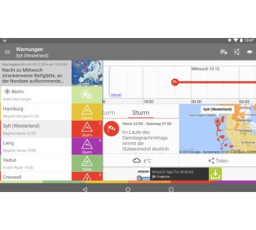 Produktbild MeteoGroup AlertsPro - Unwetterzentrale (für Android)