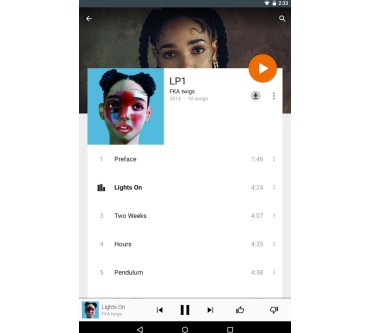 Produktbild Google Play Music App