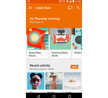 Produktbild Google Play Music App