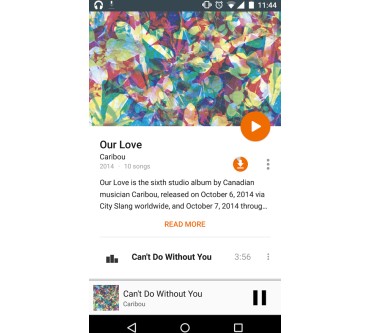 Produktbild Google Play Music App