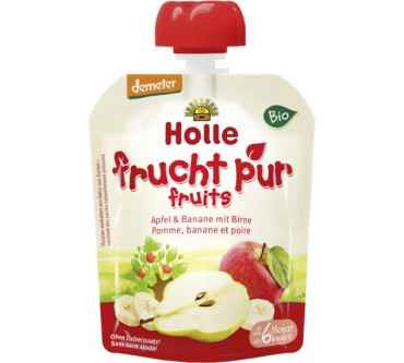 Produktbild Holle baby food Frucht Pur Demeter Apfel & Banane mit Birne