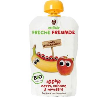 Produktbild Erdbär Freche Freunde 100% Apfel, Banane & Himbeere