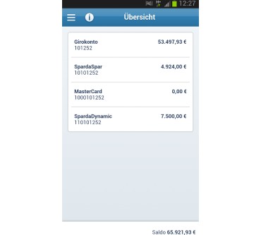 Produktbild Sparda Banken SpardaApp 1.3.1 (für Android)