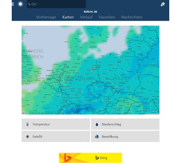 Produktbild Microsoft Wetter-App