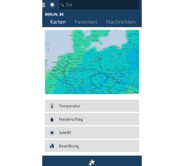 Produktbild Microsoft Wetter-App