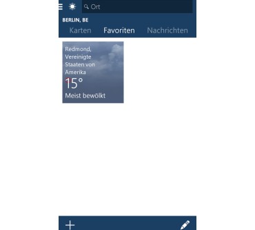 Produktbild Microsoft Wetter-App