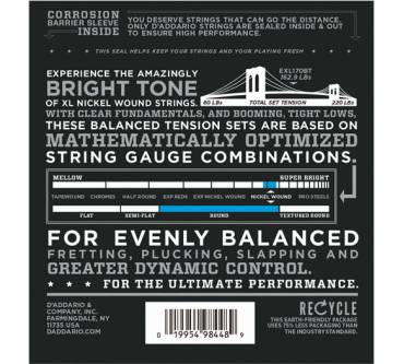 Produktbild D'Addario & Company EXL170BT Nickel Wound