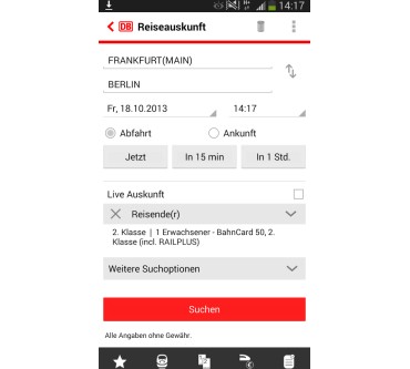 Produktbild Deutsche Bahn DB Navigator