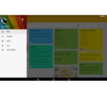 Produktbild Google Notizen