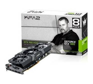 Produktbild KFA2 GTX 980 HOF 8Pack-Edition 4GB