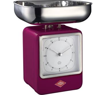 Produktbild Wesco Retro Waage mit Uhr 322204