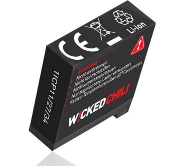 Produktbild Wicked Chili Akku für GoPro Hero 4 Black / Silver Edition