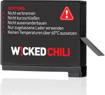 Produktbild Wicked Chili Akku für GoPro Hero 4 Black / Silver Edition