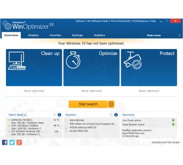 Produktbild Ashampoo WinOptimizer 12