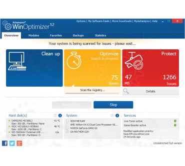 Produktbild Ashampoo WinOptimizer 12