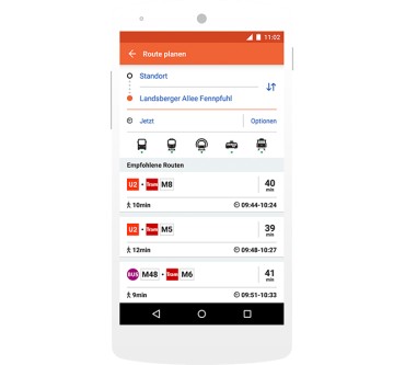 Produktbild Moovit Bus, Bahn & ÖPNV Info (für Android)