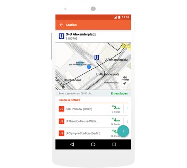 Produktbild Moovit Bus, Bahn & ÖPNV Info (für Android)