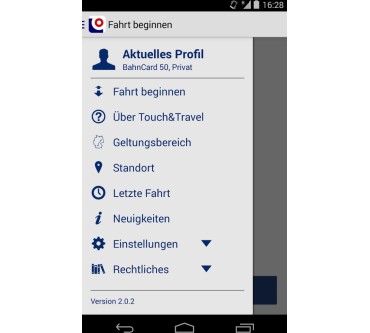 Produktbild Deutsche Bahn Touch&Travel (für Android)