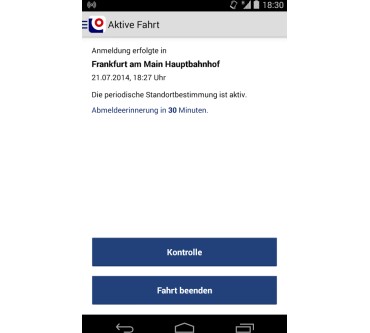 Produktbild Deutsche Bahn Touch&Travel (für Android)