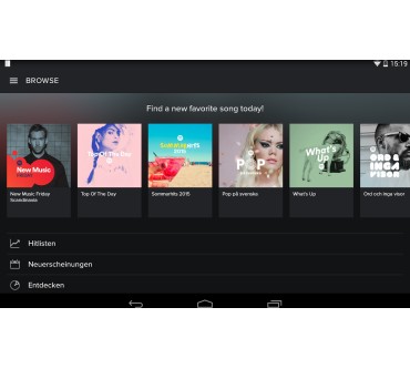 Produktbild Spotify Musik-Streaming-App