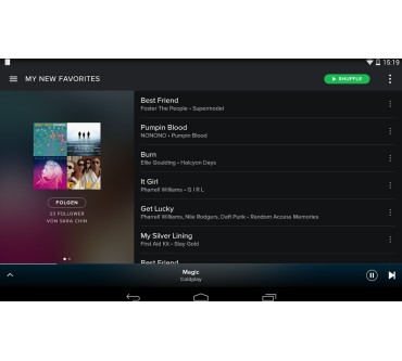 Produktbild Spotify Musik-Streaming-App