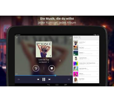 Produktbild Deezer Musik-Streaming-App