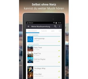 Produktbild Deezer Musik-Streaming-App