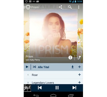 Produktbild Napster Musik-Streaming-App